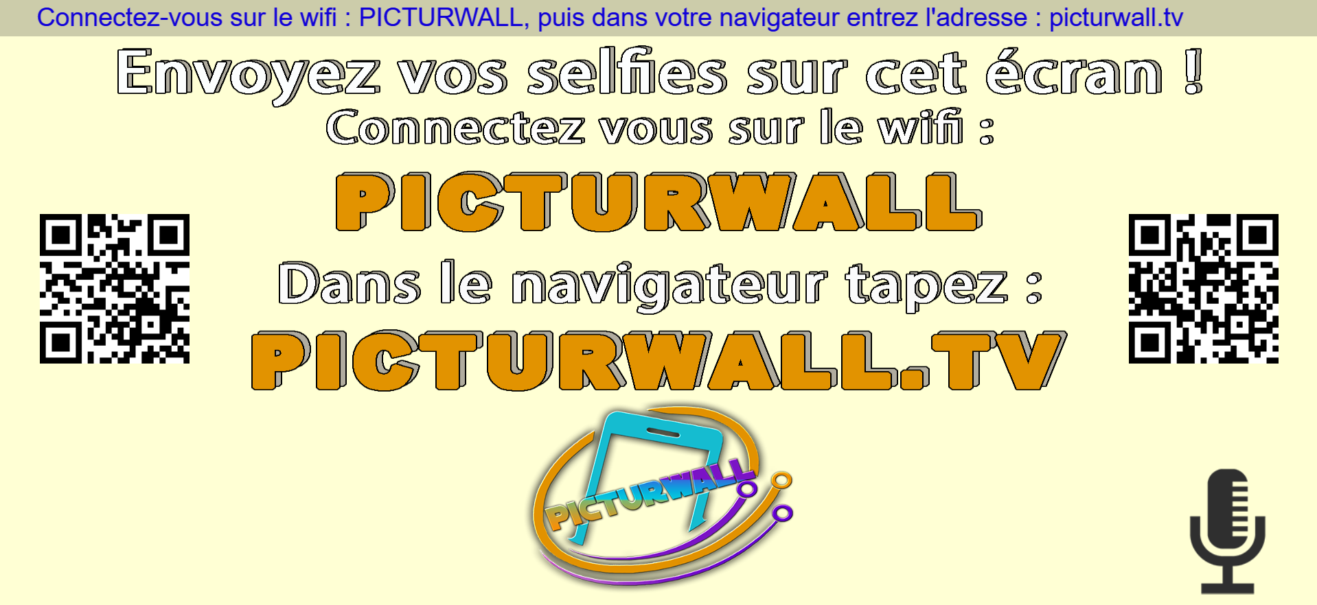 Diaporama, Mode de présentation de PicturWall.