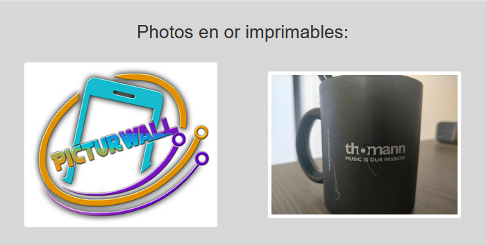 Imprimer un média en or.