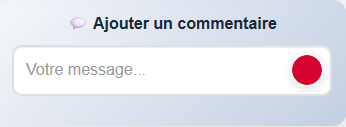 Ajouter un commentaire sur l'envoi de son image.